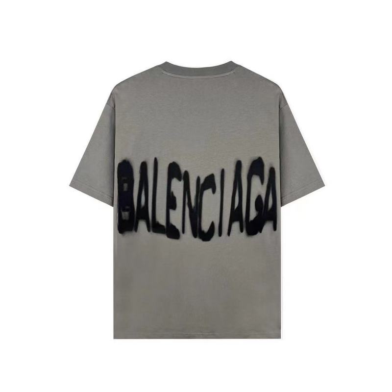 Футболка GUCCI x Balenciaga Blurred Inscription "Grey" фото № 2