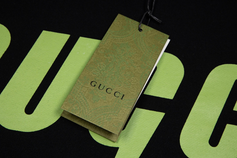 Лонгслив Gucci Sharp Logo "Black" фото № 5