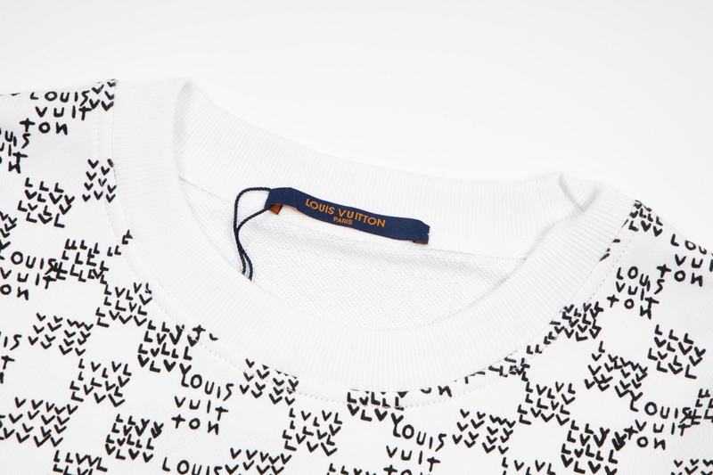 Лонгслив Louis Vuitton Made Of Letters "White" фото № 3