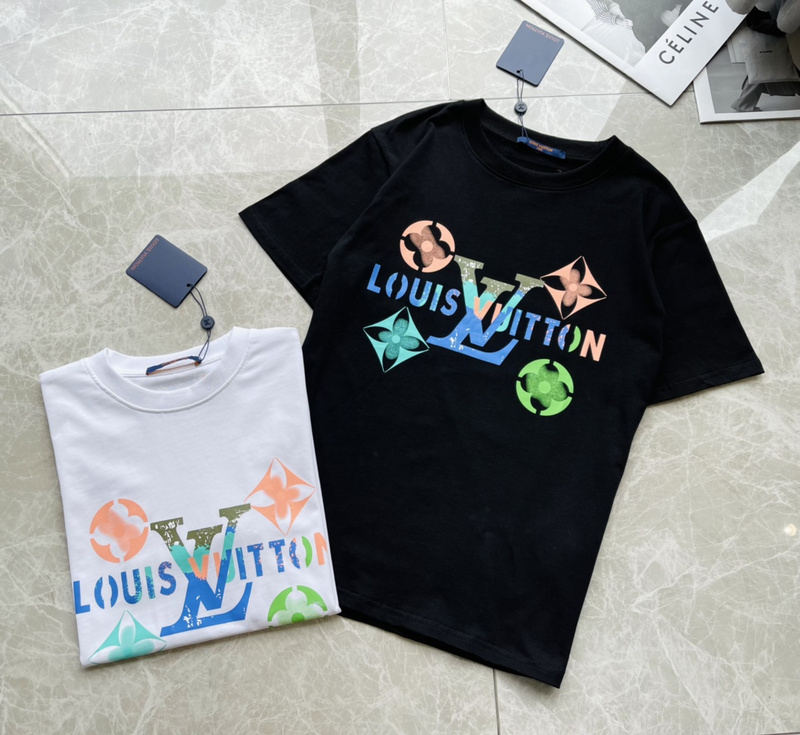 Футболка Louis Vuitton Color Logos "Black" фото № 5