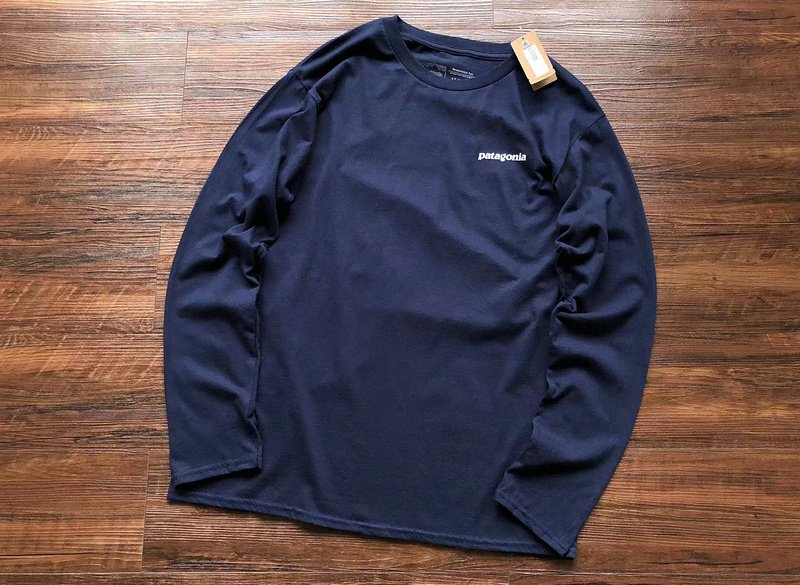 Лонгслив Patagonia Mountain View Inside Fish "Blue" фото № 2