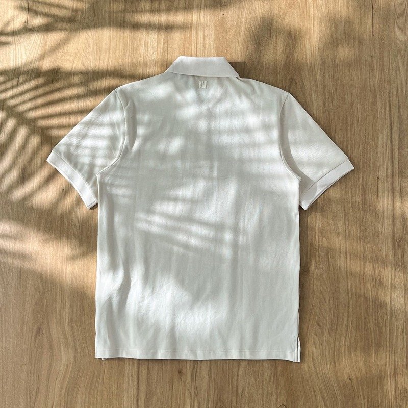 Поло Amiri Cotton Possessing Logo "White" фото № 3