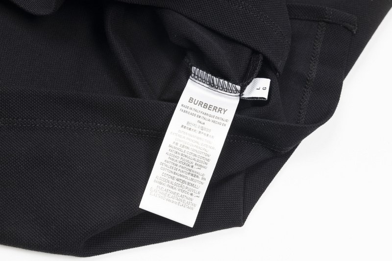 Поло Burberry With Embroidery "Black" фото № 6