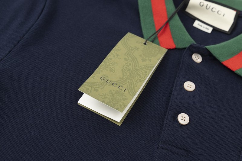 Поло Gucci Without Prints "Blue" фото № 4