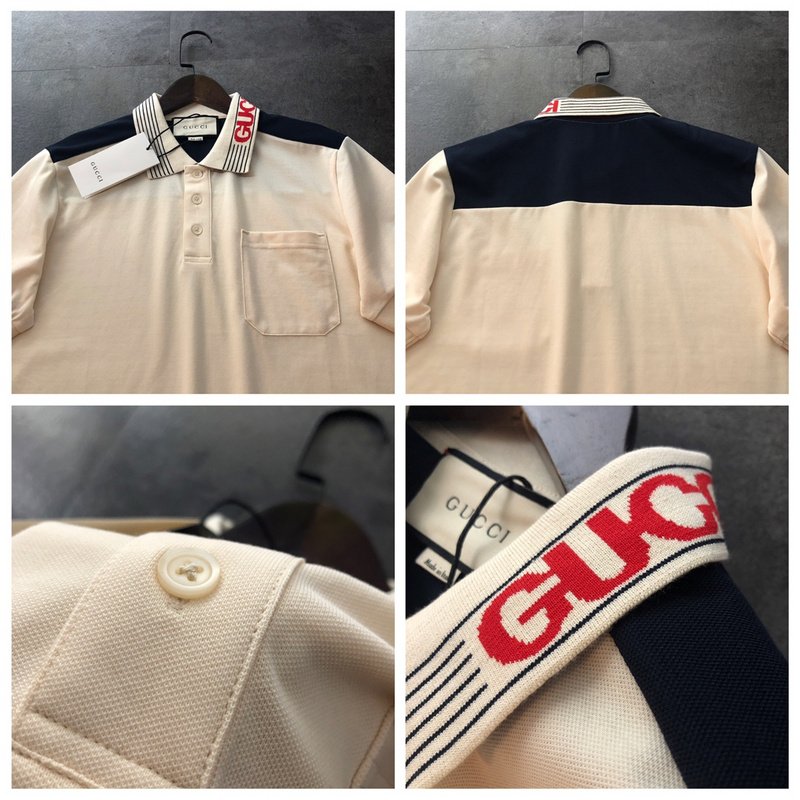 Поло Gucci Black Rectangle "White" фото № 2