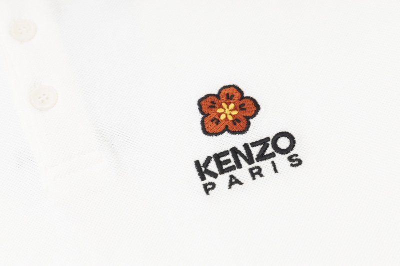 Поло Kenzo Flower Power "White" фото № 2