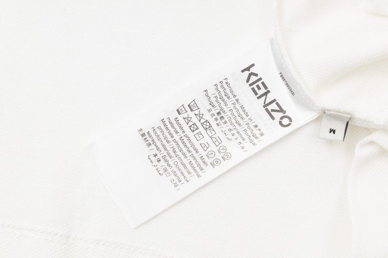 Поло Kenzo Flower Power "White" фото № 6