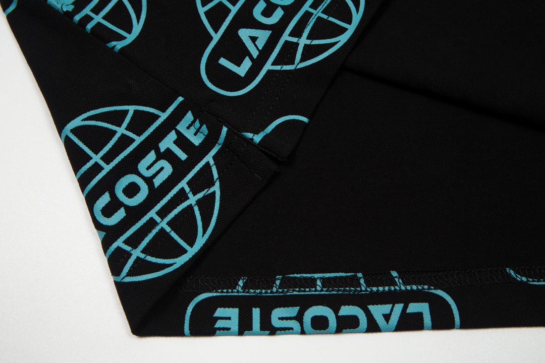 Поло Lacoste Internet Icons "Black" фото № 2