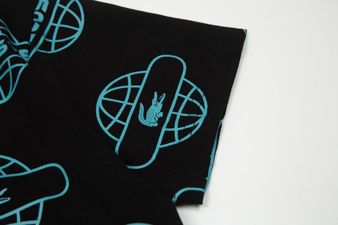 Поло Lacoste Internet Icons "Black" фото № 4