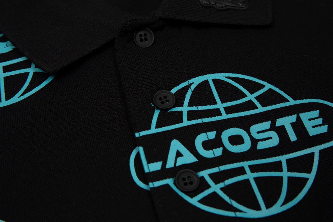 Поло Lacoste Internet Icons "Black" фото № 5