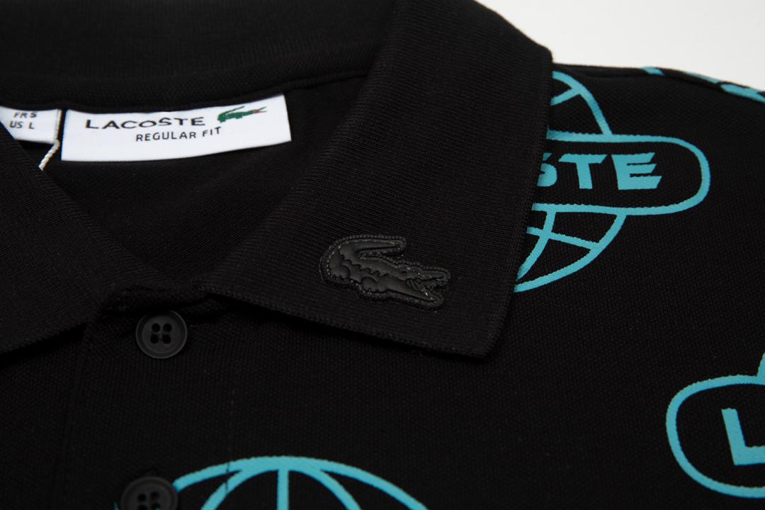 Поло Lacoste Internet Icons "Black" фото № 6