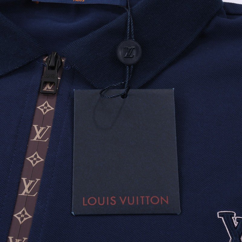 Поло Louis Vuitton Branded Clasp "Blue" фото № 2