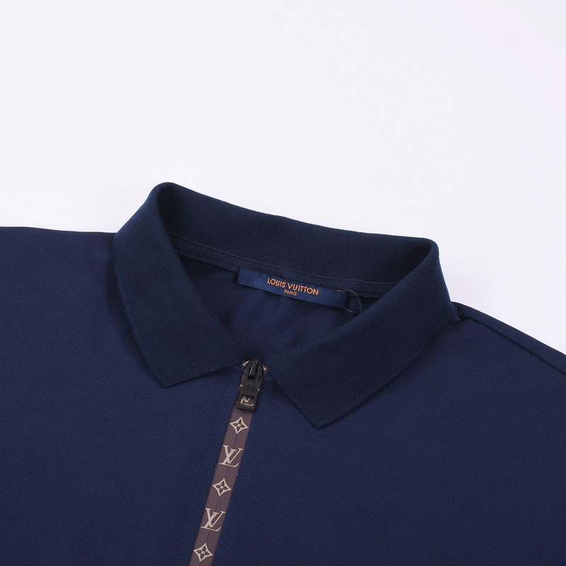 Поло Louis Vuitton Branded Clasp "Blue" фото № 7