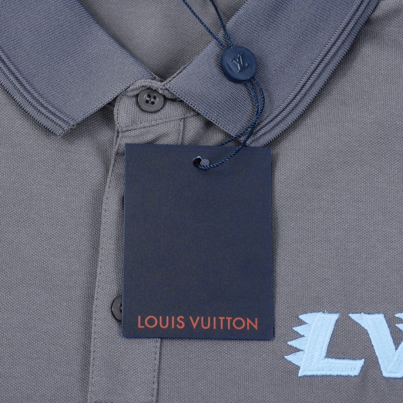 Поло Louis Vuitton Basic Comfort "Black/Gray" фото № 2