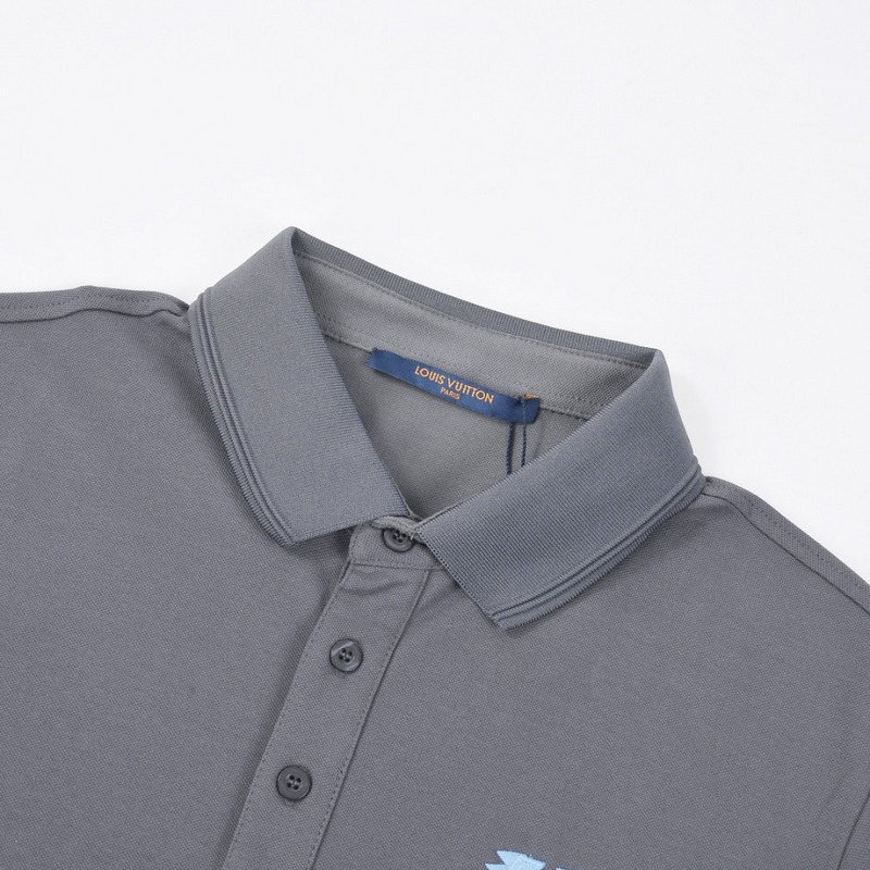 Поло Louis Vuitton Basic Comfort "Black/Gray" фото № 7