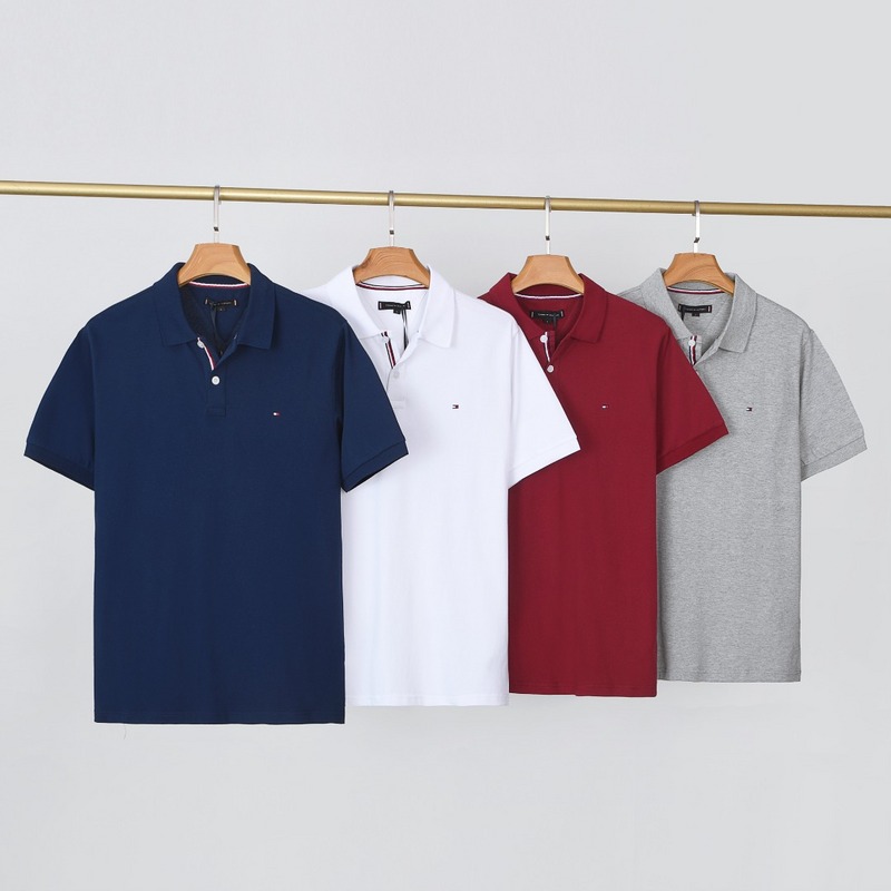 Поло Tommy Hilfiger With Logo "Red" фото № 3