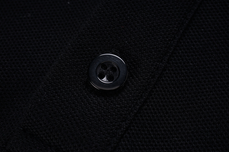 Поло Versace With Pattern On The Collar "Black" фото № 2