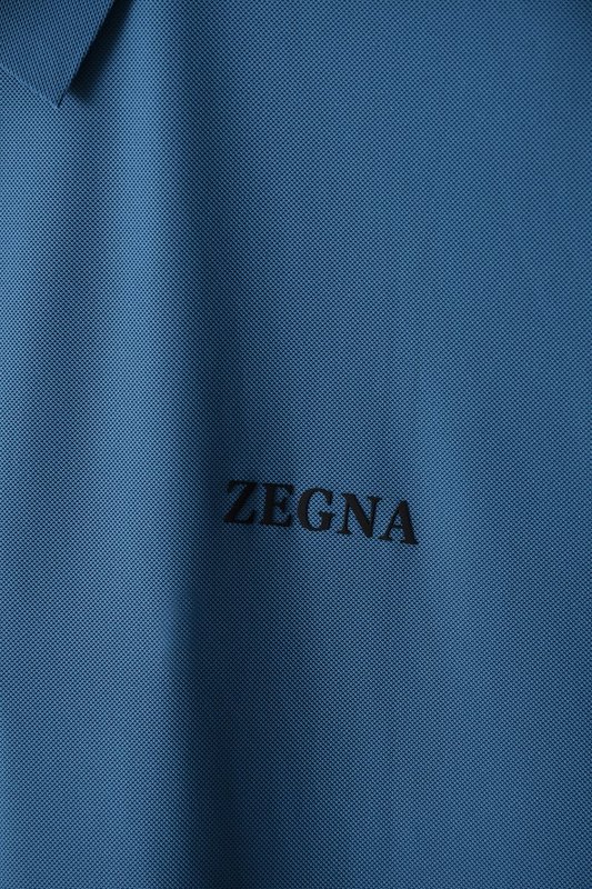 Поло Zegna With The Inscription "Blue" фото № 2