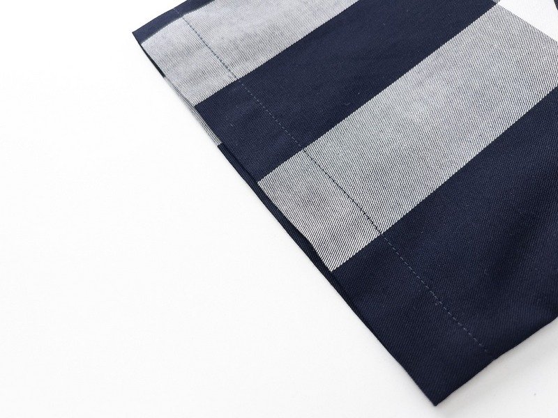 Рубашка Burberry Big Stripes And Front Pocket "Black" фото № 5