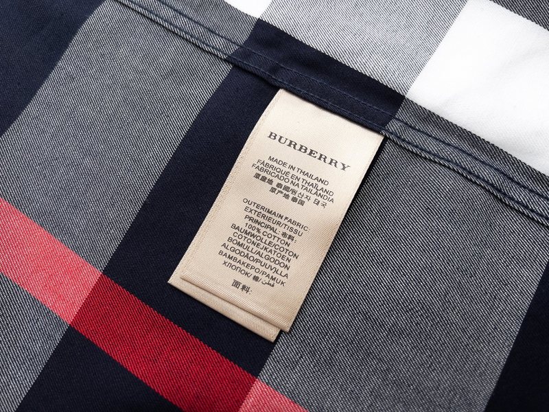 Рубашка Burberry Big Stripes And Front Pocket "Black" фото № 6