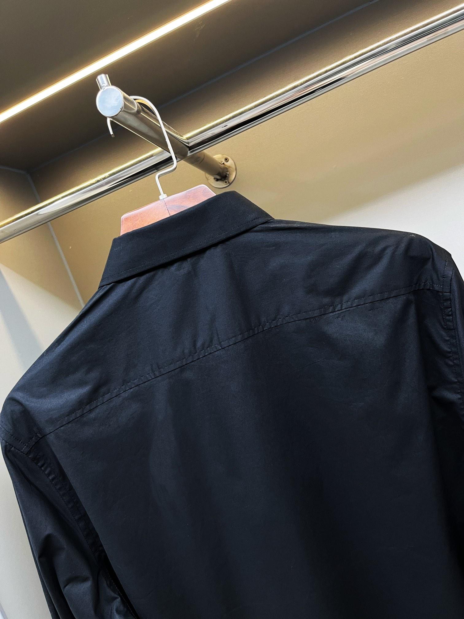 Рубашка Burberry Clear Frontisde Print Horse And Warrior "Black" фото № 6