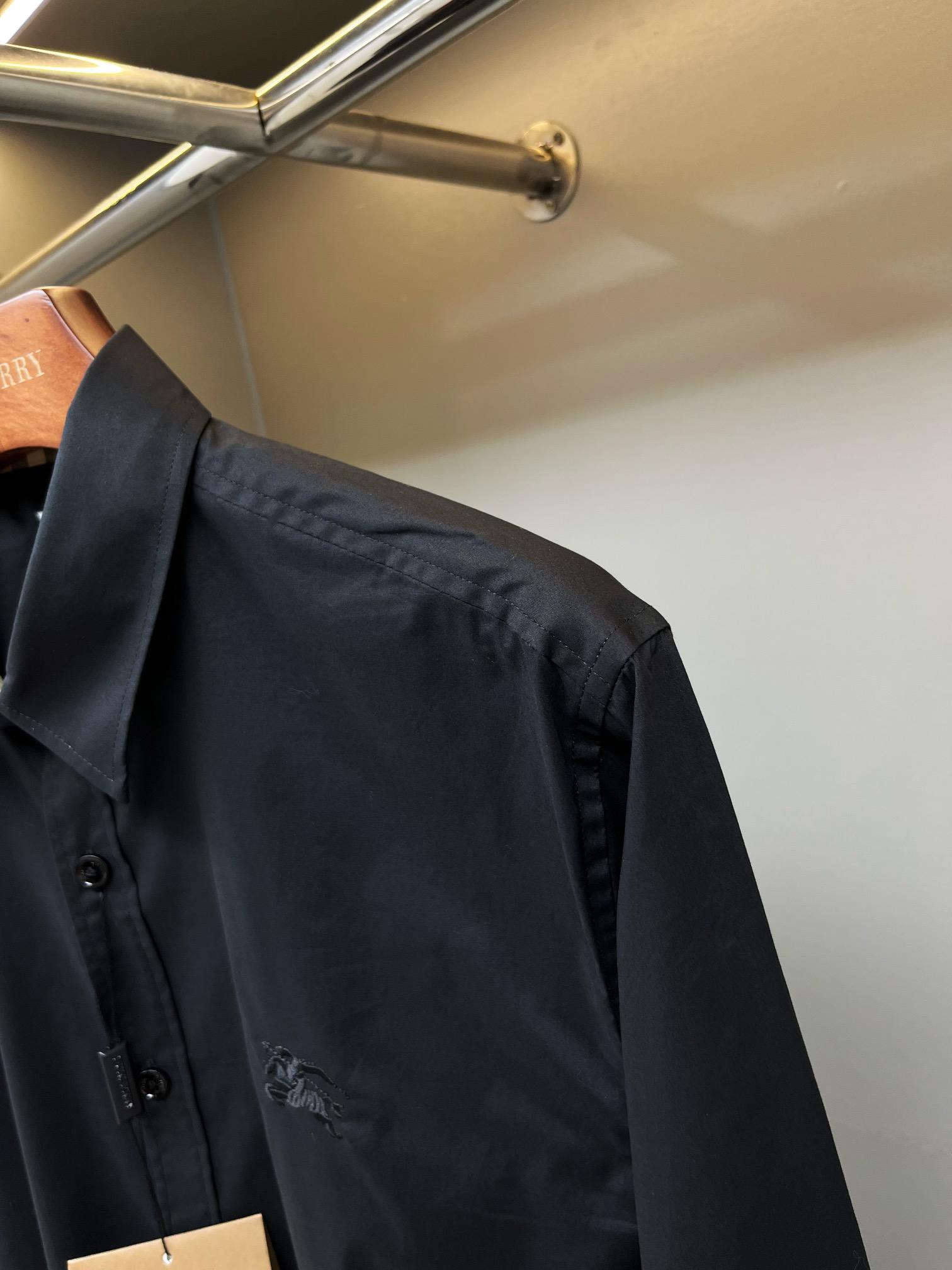 Рубашка Burberry Clear Frontisde Print Horse And Warrior "Black" фото № 4