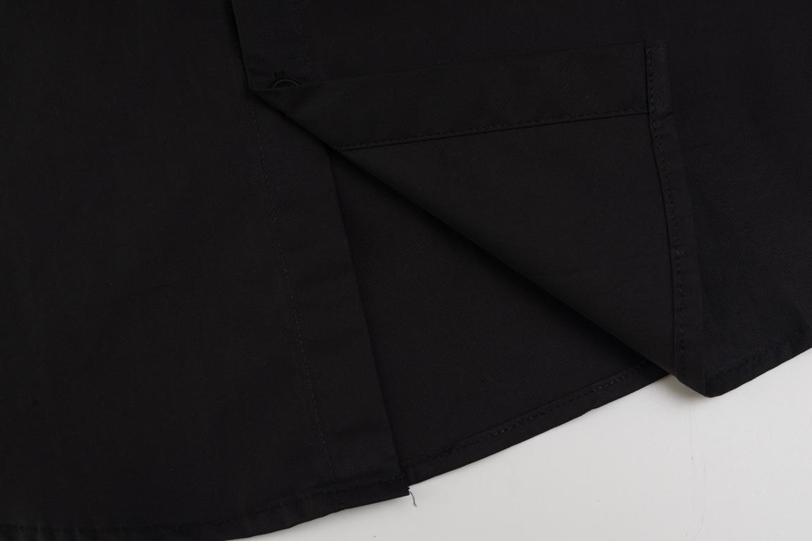 Рубашка Burberry Frontside Small Print Blue Warrior On The Horse "Black" фото № 6