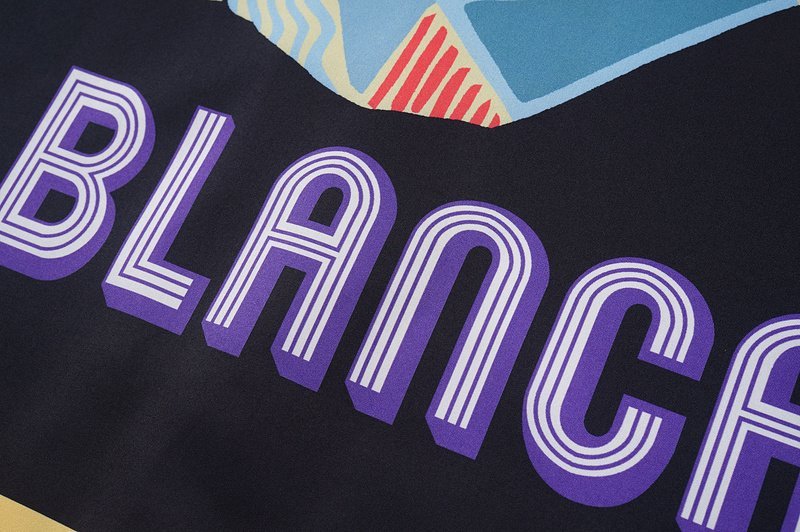 Рубашка Casablanca Portrait Of Man Multicolored Stripes "Black" фото № 3