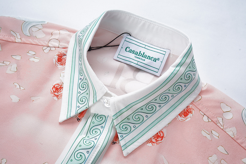 Рубашка Casablanca Posing Dalmatian "White/Pink" фото № 9