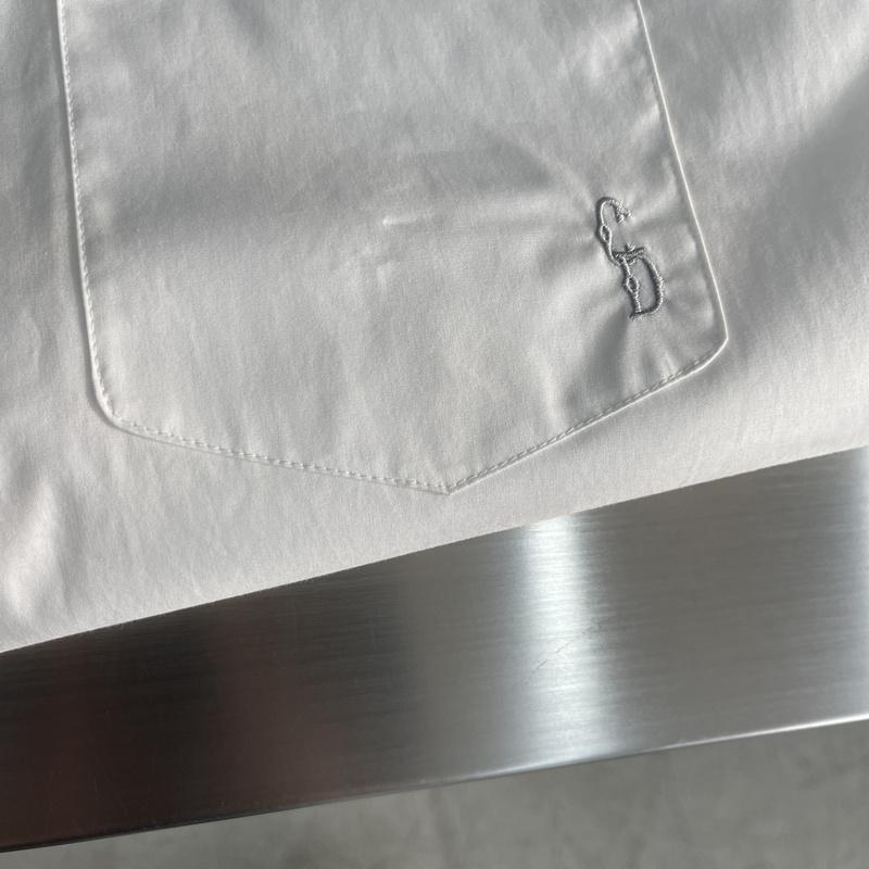 Рубашка Christian Dior Very Small Logo On Pocket CD "White" фото № 3