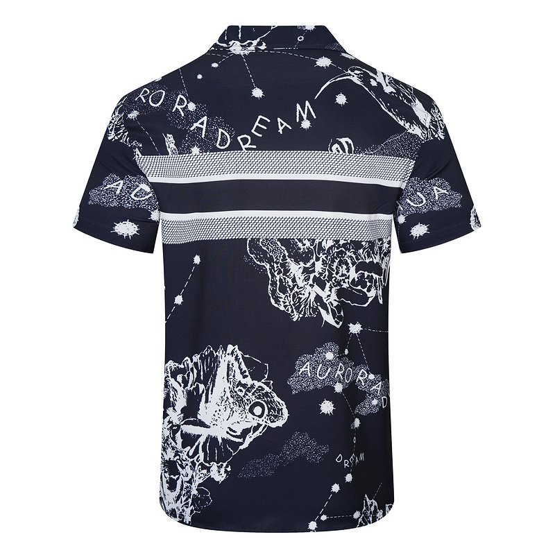 Рубашка Christian Dior Large Front Logo "Black" фото № 2