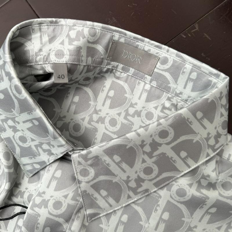 Рубашка Christian Dior Gray Small Dior Logos "Gray" фото № 5