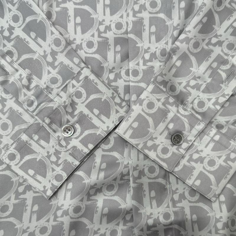 Рубашка Christian Dior Gray Small Dior Logos "Gray" фото № 3
