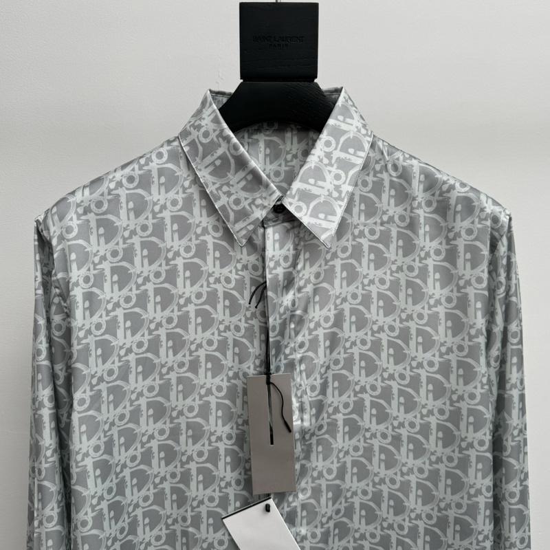 Рубашка Christian Dior Gray Small Dior Logos "Gray" фото № 2