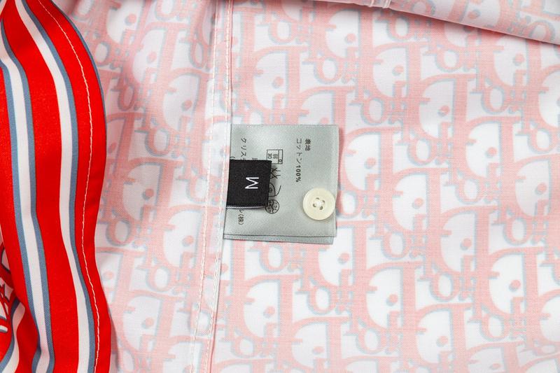 Рубашка Christian Dior Full Filling Of Letters "Red" фото № 4