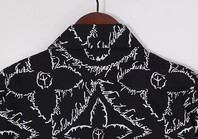 Рубашка Louis Vuitton Short Sleeve "Black/White" фото № 3