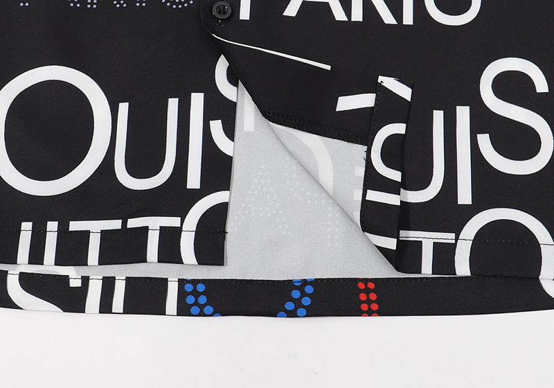 Рубашка Louis Vuitton Lettering "Black" фото № 7