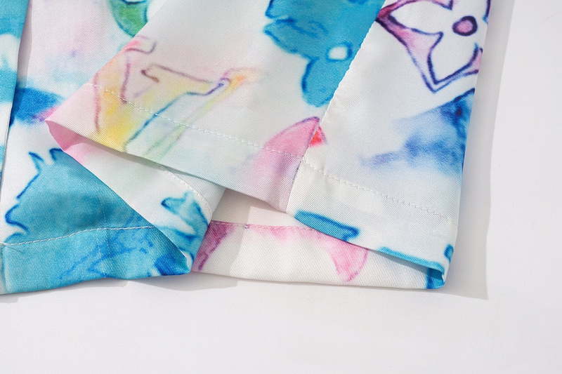 Рубашка Louis Vuitton Color "White, Blue, Pink" фото № 8