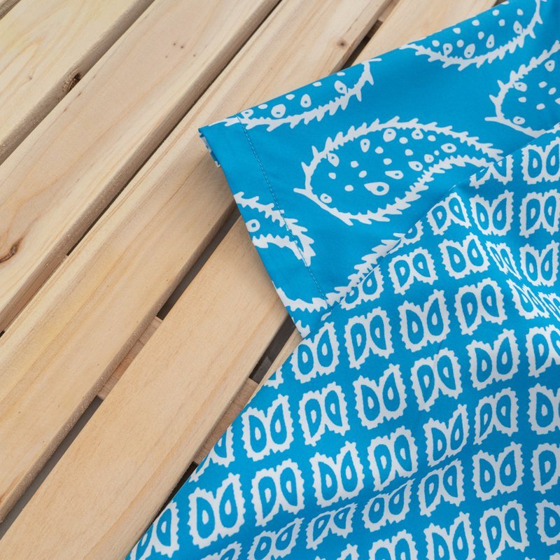 Рубашка Rhude Diversity "Blue" фото № 3