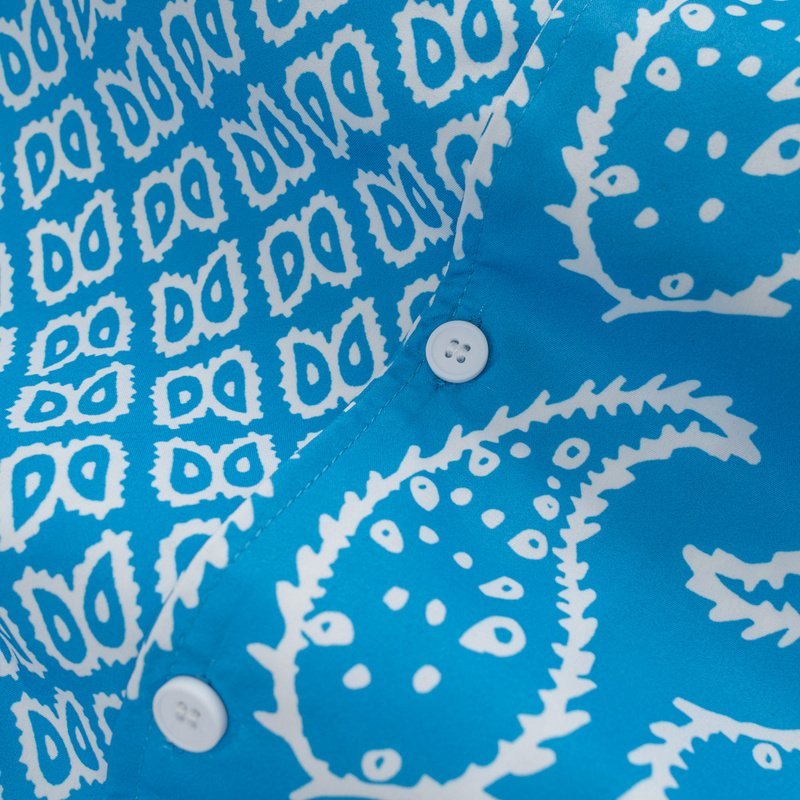 Рубашка Rhude Diversity "Blue" фото № 4