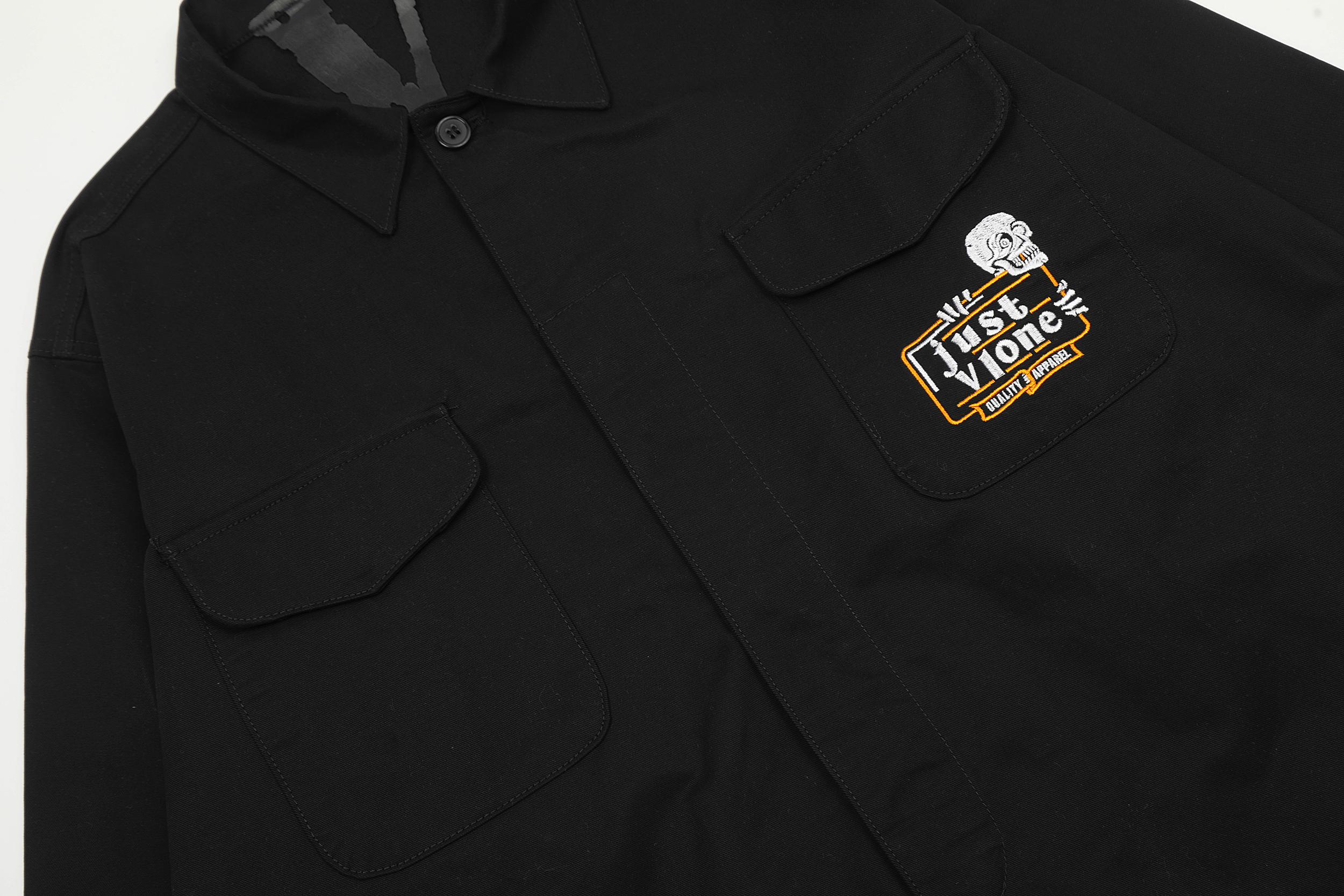 Рубашка Vlone Skeleton at the Steering Wheel "Black" фото № 5