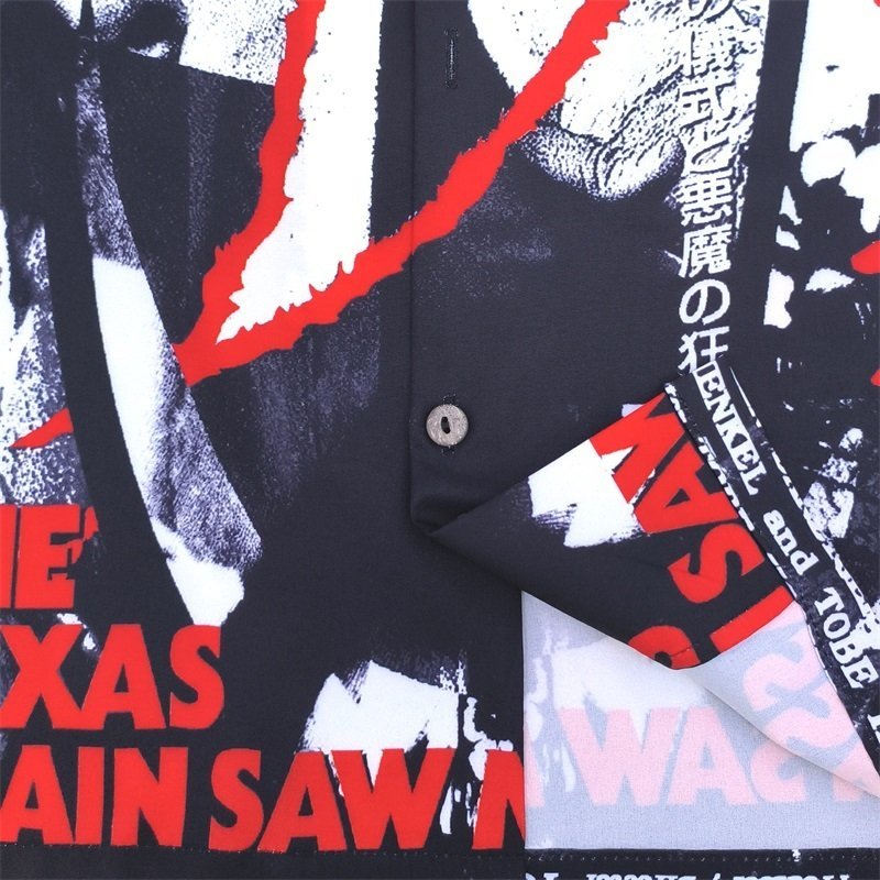 Рубашка Wacko Maria The Texas Chain Saw Massacre "Black/White" фото № 8