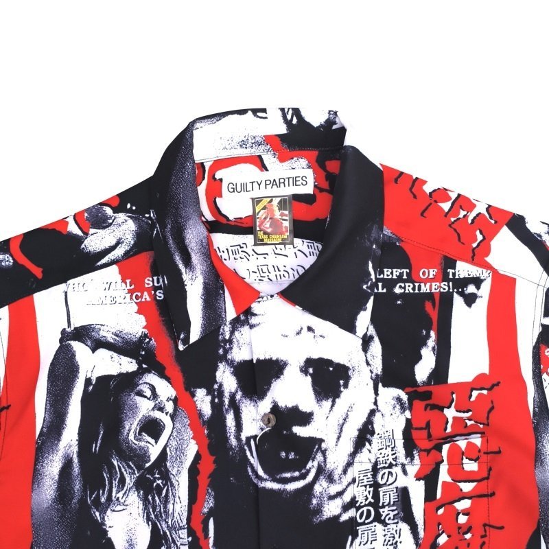 Рубашка Wacko Maria The Texas Chain Saw Massacre "Black/White" фото № 6