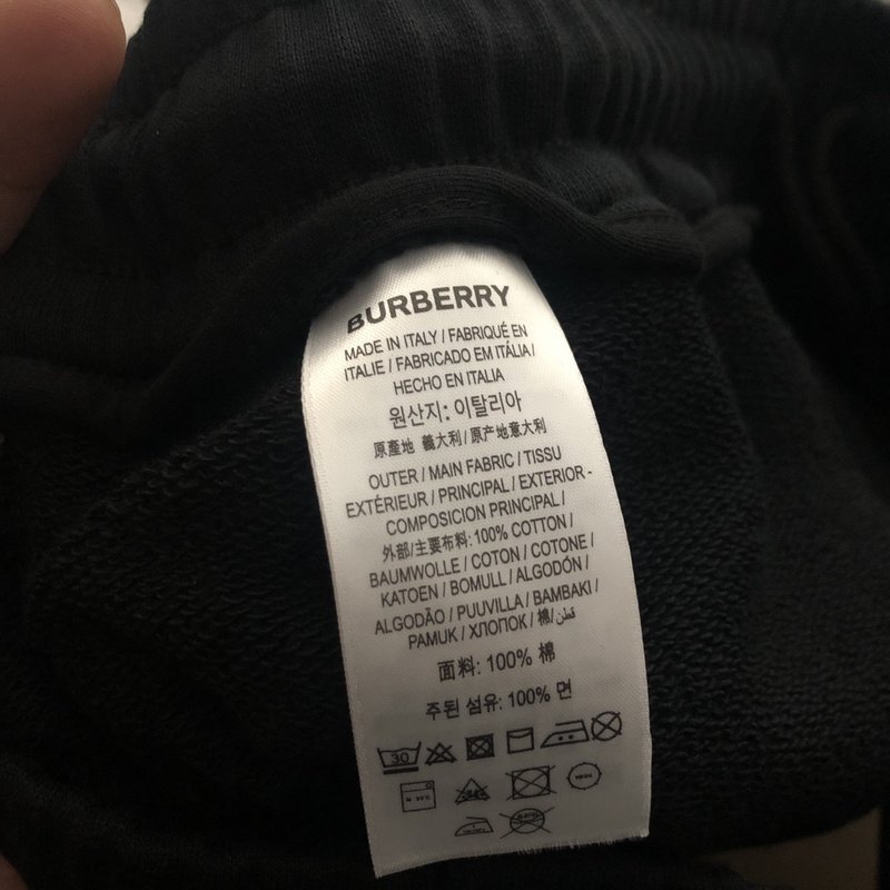 Шорты Burberry Pro With Logo "Black" фото № 5