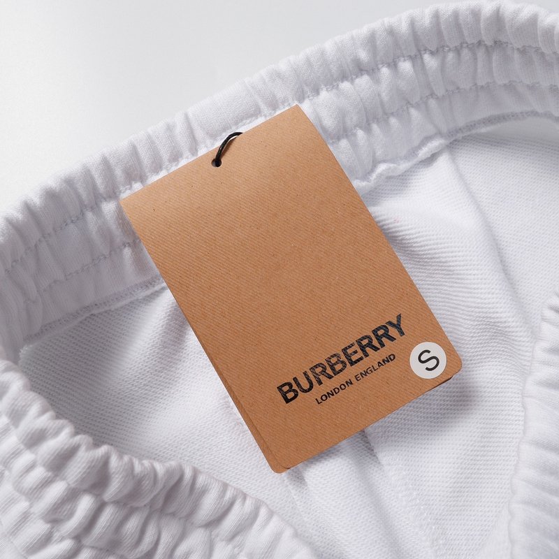 Шорты Burberry Logo-Wreath Pink "White" фото № 5