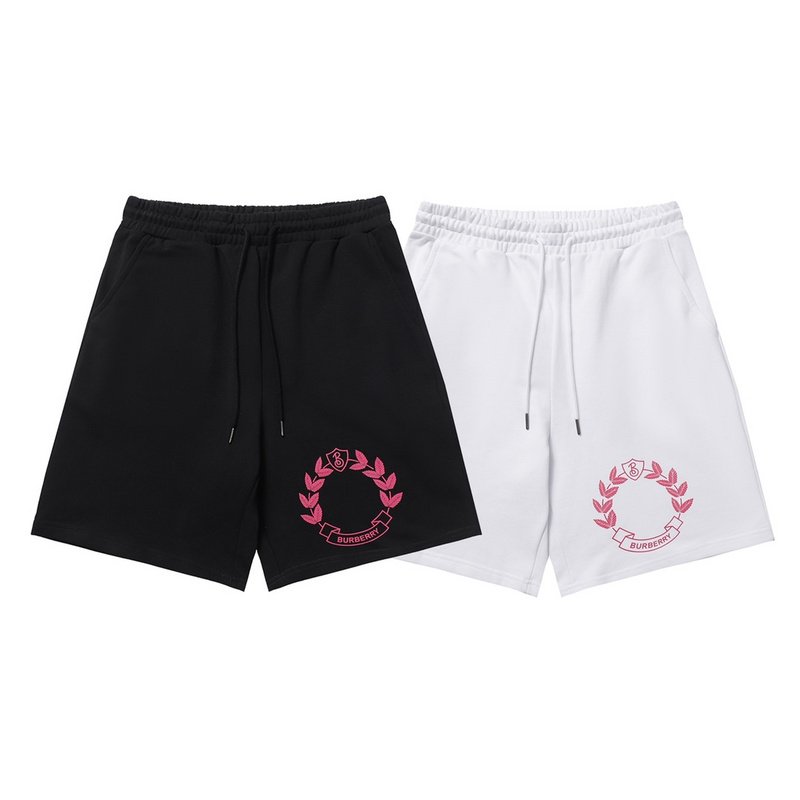 Шорты Burberry Logo-Wreath Pink "White" фото № 8