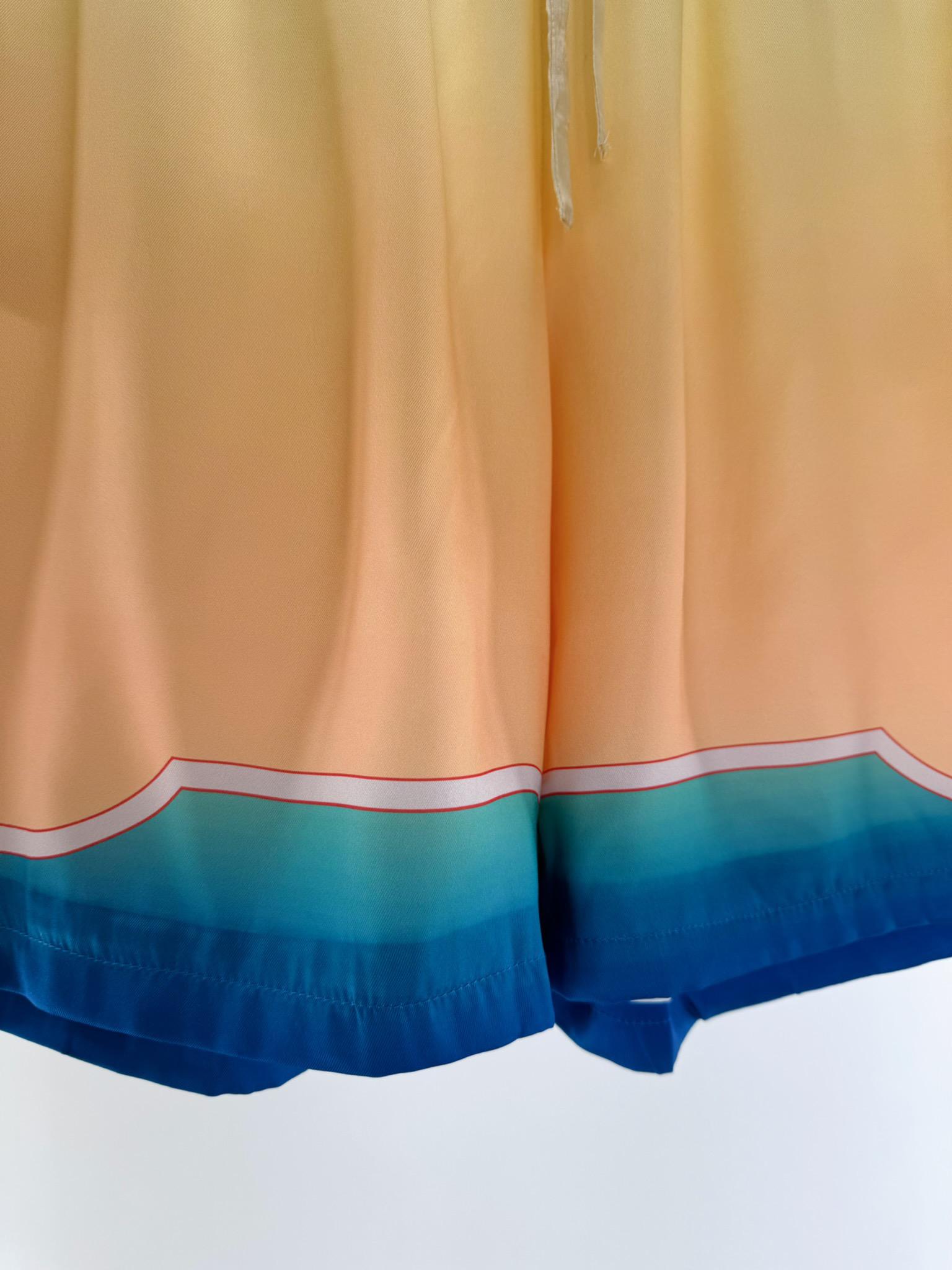 Шорты Casablanca White Shells Red Outline "Yellow" фото № 3