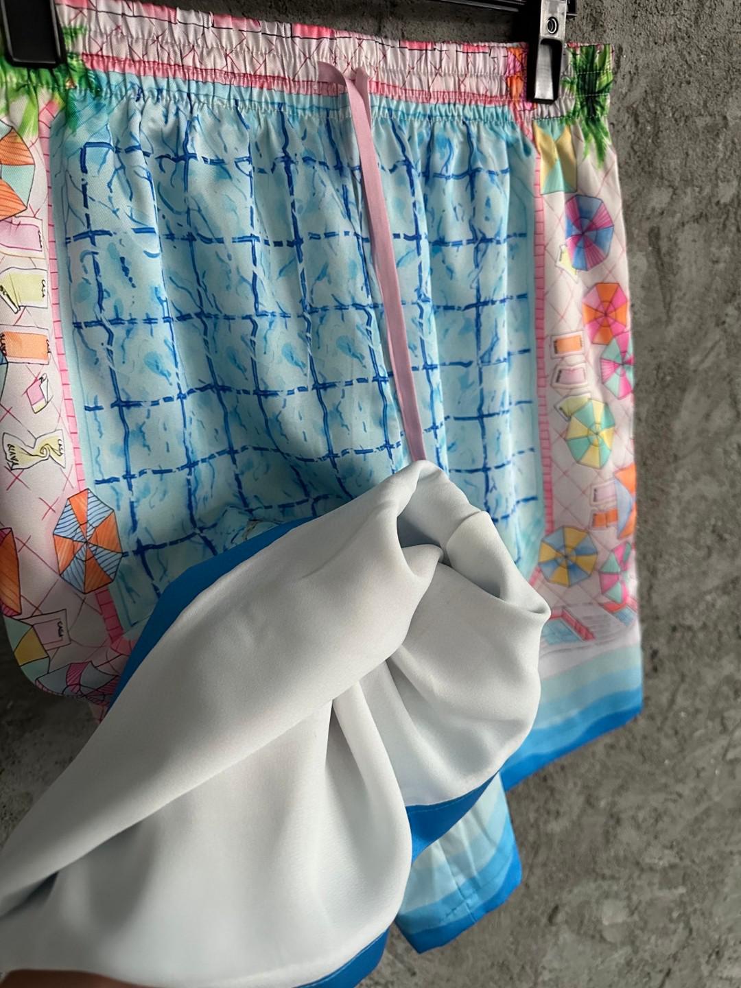 Шорты Casablanca Swimming Pool Palm Trees "Blue" фото № 6