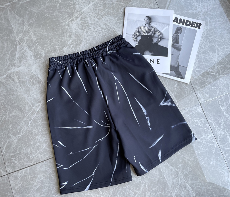 Шорты Celine Uneven Lines "Black" фото № 2