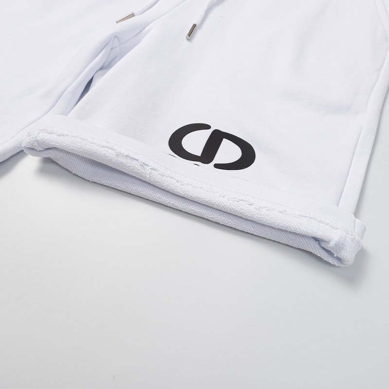 Шорты Christian Dior Initials Of The Logo "White" фото № 3
